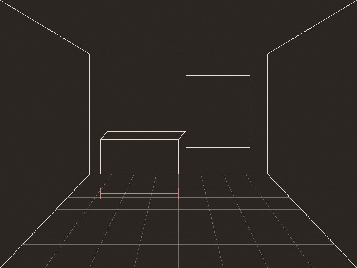 3D-ontwerp van dezelfde ruimte